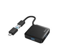 Hama 00200116 Interface Hub USB 3.2 Gen 1 3.1 Gen 1 Type-A + Type-C 5000 Mbit/s