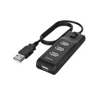 Hama 00200118 interface hub USB 2.0 480 Mbit/s Black