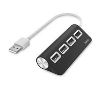 Hama External 4-Port Usb 2.0 Hub Usb Powered Black 00200119