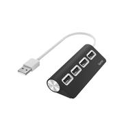 Hama 00200119 interface hub USB 2.0 480 Mbit/s Black