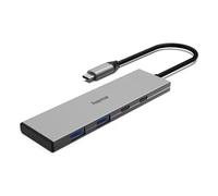 Hama 00200147 interface hub USB Type-C 10000 Mbit/s Grey