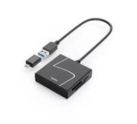 Hama 00200148 card reader USB 3.2 Gen 1 (3.1 Gen 1) Type-A/Type-C Black