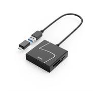 Hama 00200148 card reader USB 3.2 Gen 1 (3.1 Gen 1) Type-A/Type-C Black