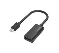 Hama Mini Displayport Male To Displayport Female Ultra-Hd 4K Black