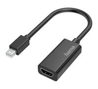 Hama Mini Displayport Male To Hdmi Female Converter Cable Black