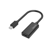 Hama Mini Displayport Male To Hdmi Female Converter Cable Black