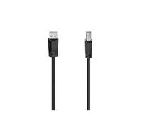 Hama 00200602 USB cable USB 2.0 1.5 m USB A USB B Black