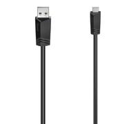 Hama 00200605 USB cable USB 2.0 0.75 m Mini-USB B USB A Black