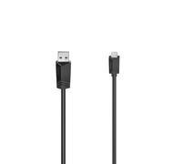 Hama 00200607 USB cable USB 2.0 0.75 m Micro-USB A USB A Black