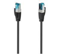 Hama 00200680. Cable length: 1.5 m Cable standard: Cat6a Cable shielding: S/FTP (S-STP) Connector 1: RJ-45 Connector 2: RJ-45 Data transfer rate: 10000 Mbit/s Product colour: Black
