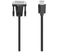 Hama 00200716 DVI Adapter cable Black 3 m DVI-D 24+1 to HDMI-A plu...