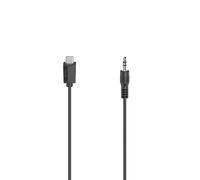 Hama Usb Type-C Male To 3.5Mm Jack Male Adapter White 0.75 Metre