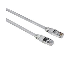 Hama 00200920 RJ45 Network Cable, Patch Cable Cat 5e F/UTP 20 m Grey PVC Sheathed, Twisted per Pair 1 pc(s)