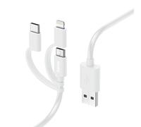 Hama 00201535 USB cable USB 2.0 1 m USB A Micro-USB B White