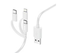 Hama 00201535 USB cable USB 2.0 1 m USB A Micro-USB B White