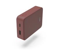 Hama Colour 10 Red 10000Mah Fast Charge Powerbank Usb-A & Usb-C Led Capacity Ind