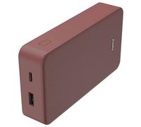 "Colour 20" Power Pack, 20000 mAh, 2 Outputs: USB-C, USB-A, red