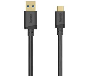 Hama 00202006 USB cable USB 3.2 Gen 1 (3.1 Gen 1) 1.5 m USB A USB C 5 Gbit/s Black
