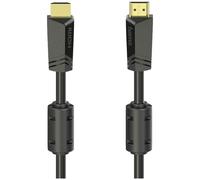 Hama 00205009 HDMI Cable Black 10 m 4K UHD for Audio & Visual Cables