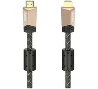 Hama 00205025 HDMI Cable Brown 1.50m 4K UHD Monitor Audio Visual C...