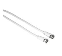 Hama 00205039 coaxial cable 5 m F White
