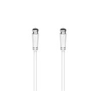 Hama 00205063. Cable length: 1.5 m Connector 1: F Connector 2: F. Quantity per pack: 1 pc(s). Package width: 230 mm Package depth: 90 mm Package height: 25 mm
