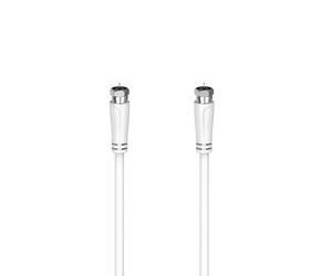 Hama 00205063 coaxial cable 1.5 m F White