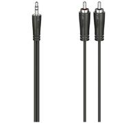 Hama 00205112 audio cable 5 m 3.5mm 2 x RCA Black