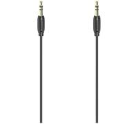 Hama 00205117 Jack Audio Cable 3.5 mm to 3.5 mm Black 0.5 m