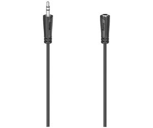 Hama 00205120 Jack Audio Cable extension Black 3m 3.5mm Jack socket
