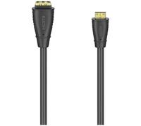 Hama 00205167 HDMI Adapter Cable Black 10cm 1X HDMI Socket - 1X Mini HDMI Plug