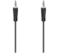 Hama 00205262 Jack Audio Cable 3.5mm Black 1.5m