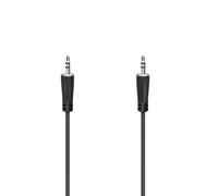 Hama 00205287 audio cable 0.5 m 3.5mm Black