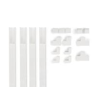Hama 00221017 cable organizer Universal Cable duct White 4 pc(s)