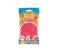 Hama - 1,000 standard MIDI beads (Ø5 mm) fluorescent red