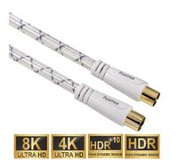 Hama 1.5M Antenna Cable 120DB Coaxial Cable Coax Cable 8K 4K HD TV LED LCD OLED