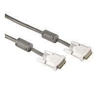 Hama 1.8M DVI Cable Connection Cable DVI Plug Single Link 18+1 DVI-D Monitor