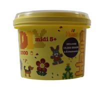 Hama 10,000 Beads Bucket Set with 2 Coloured Pegboards
