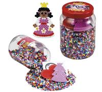 Hama 10.202 Beads and Pegboards in Tub, Red, 10.2020 (US IMPORT)