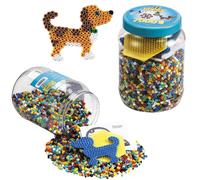 Hama Beads and Pegboards in Tub
