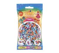 Hama 10.207-90 1,000 Beads in Bag Striped Mix 90, Multicolour, 0 Mul (US IMPORT)