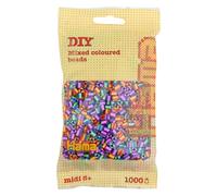 Hama 10.207-92 1,000 Beads in Bag Striped Mix 92, Multicolour, 0 Mul (US IMPORT)