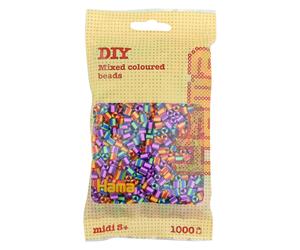 Hama 10.207-92 1,000 Beads in Bag Striped Mix 92, Multicolour, 0 Mul (US IMPORT)