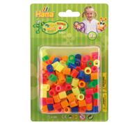 Hama 10.8522 250 Maxi Beads in Blister Neon Mix, Multicolored