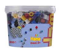 Hama 10.8570 600 Maxi Beads in Tub Solid Mix