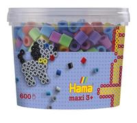 Hama 10.8571 Maxi Beads in tub, Mixed, Klein