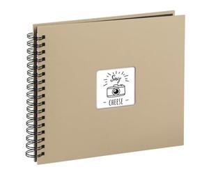 Hama 113681 Fine Art Photo Album | 28 x 24 cm 50 Beige w/Black Pages