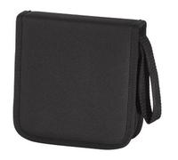 Hama CD Wallet for 32 Discs | CD/DVD/Blu-Ray | Folder for Storage, Space-Saving for The Office, Car and at Home | Black