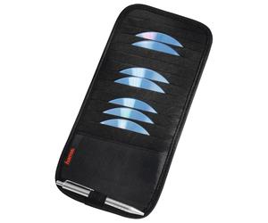 Hama | 12 CD Automotive Sun Visor Case | Black, 00017327