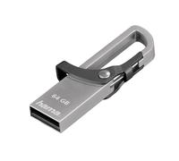 Hama 123922 64GB Hook Style Flash Pen USB, Grey/Red 64 GB